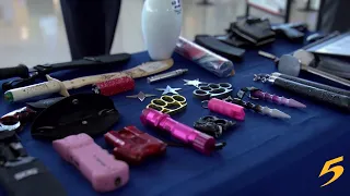 TSA shows off prohibited items ahead of busy travel season