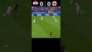 Croatia VS England 2018 World Cup Semifinal Highlights #shorts #football #youtube