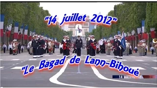 BAGAD de LANN-BIHOUE.Défilé 14 juillet 2012.