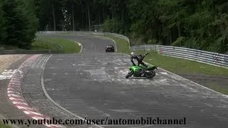 Nordschleife CRASH Accident Unfall  Motorcycle Hard Highsider 30.06.2013 Nurburgring