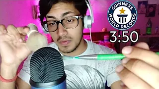 ASMR 100 TRIGGERS IN 3:50 - WORLD RECORD @JojosASMR