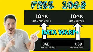 ⭕HOW TO GET free 10GB or UNLIMITED DATA of WARP + (Trick & tutorial) | Mortal Pl4me