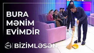 Zaur Baxşəliyev canlı efirdə studiyanı süpürdü  / Bizimləsən