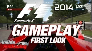 F1 2014 PS3 First Look with Thrustmaster T300 Ferrari / Monza