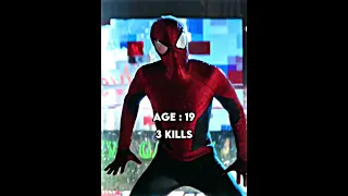 Spiderman (Andrew Garfield) kill count