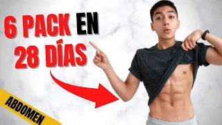 Rutina de ABDOMEN en CASA INTENSA sin EQUIPO🔥 // 7 MIN de EJERCICIOS para abdominales (28 DÍAS🕓)