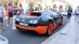 Hypercar MADNESS!!! Monaco Carspotting I Bugatti Veyron SS, Chiron, 296GTB, F12 TDF & more