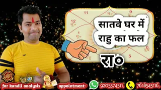 Rahu In 7th House | Rahu In 7th House In Hindi | Rahu In Seventh House | Rahu Benefits