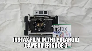 Polaroid modified to use Instax film - episode 3