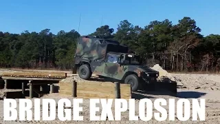 2nd Combat Engineer Battalion Bridge Explosion | Marines