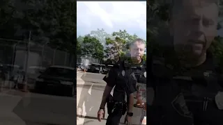 Sergreant, Cop Gets Owned making up laws for Auditor filming in Public ~ 1st Amendment Audit #shorts