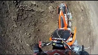 Muddy Mudskipper - crash on Milestone Vet Track Gopro HD