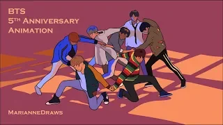 BTS Animation - 5 Years with BTS!