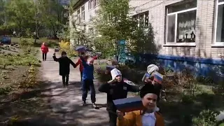 Парад дошкольных войск. Детский сад 159 Владивосток