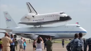 Space Shuttle Endeavour's final "flight" onboard a Boeing 747