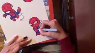 Spiderman drawing