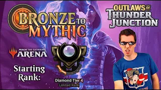 💎 Bronze To Mythic: Episode 17 - Starting Rank: Diamond 4 - MTG Arena:🤠Outlaws Of Thunder Junction🤠