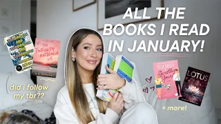 Every book i read in January & what i rated them! ⭐ (did i stick to my tbr??)