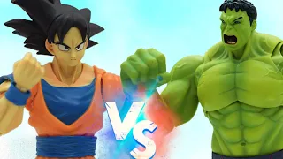 GOKU vs HULK Epic Battle Stop Motion Animation DRAGON BALL Z SH. Figuarts Toys figures