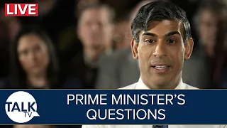 LIVE: PMQS | Rishi Sunak Faces Keir Starmer At Prime Minister's Questions | 12pm