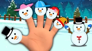 Snowman Finger Family | Xmas Song | Christmas Carols | Nursery Rhymes | Kids Songs