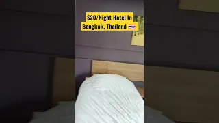 $20/Night Hotel In Bangkok, Thailand | Nice Room #bangkok #hotel #thailandtravel #thailand