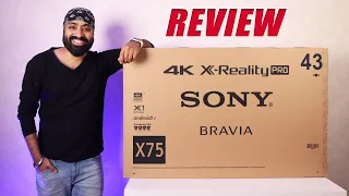 Sony Bravia X75 43 inch 4K Android TV  (2021 Variant)  |  Almost Perfect 🔥