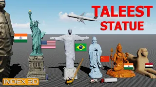 Tallest statue size comparison