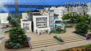 CHILDREN'S RECREATION / EDUCATION CENTER // Sims 4 Growing Together Speed Build // NoCC