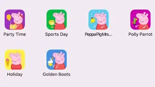 Peppa Pig Party Time, Sports Day, Mrs Chicken, Polly Parrot, Holiday & Golden Boots Gameplay