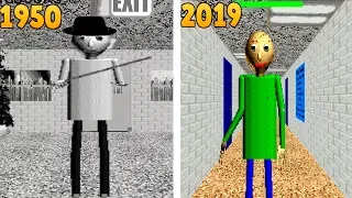 Evolution Baldi's Basics 1950-2019 GAMEPLAY