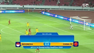 AFC U16 Qualifiers 2020 Group G : INDONESIA 0-0 CHINA PR