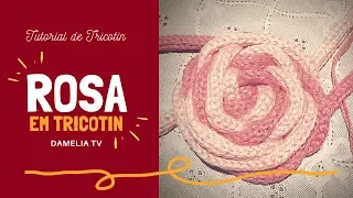 Como fazer a ROSA em Tricotin, passo a passo | Inspiração na técnica da Ecletikland