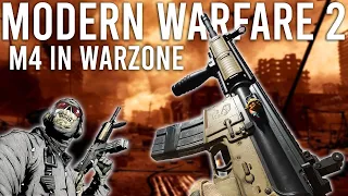 Using the Modern Warfare 2 M4 in COD Warzone!