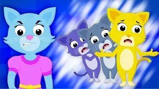 Три маленьких котята | Котята рифма для детей | потешки для детей  | Three Little Kittens Rhyme