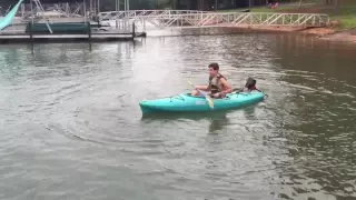 Weedeater Powered Kayak