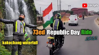 Republic Day 🇮🇳 Special Ride 2022  | Kakochang waterfall | Assamese vlog | classic 350 .