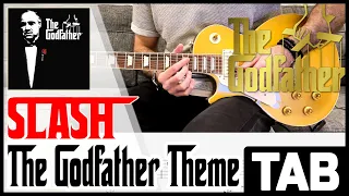 Slash - The Godfather Theme (Guitar Cover) | Guitar Solo | Tab | Lesson | Tutorial | Guns N' Roses