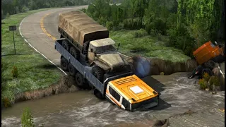 Critical Mission: Deliver Military Vehicles across a dangerous river