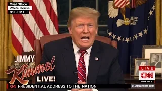 Jimmy Kimmel Responds to Trump's Presidential Address