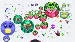 【agar.io mobile】DUO VS SERVER INSANE🔥☠️ DESTROYING🔥#tricks #impulse #jumbo #clips