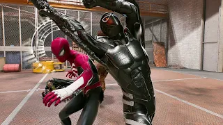 Symbiote Harry Helps Peter To Save Tombstone From Kraven - Marvel's Spider-Man 2 Gameplay