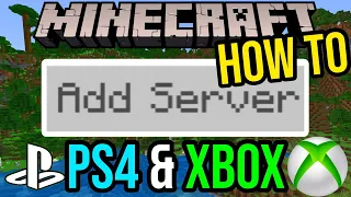 How To Add Servers On Minecraft PS4/5 & Xbox