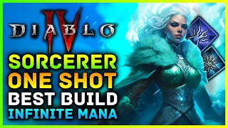 Diablo 4 - NEW Best Sorcerer Build Endgame - INFINITE Mana, Legendaries, Skills & Paragon So Far