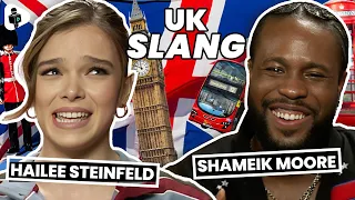 "THAT'S SH*T!" 🤣 Across The Spider-Verse Hailee Steinfeld & Shameik Moore Guess British Slang Words!