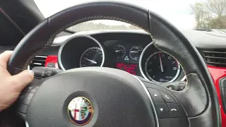 Alfa Romeo Giulietta QV 1750 TCT sound engine acceleration 20-180 Autobahn