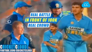 India vs England Battle in Eden Gardens | In front of 100k Real Crowd | INDvENG 2002 !!