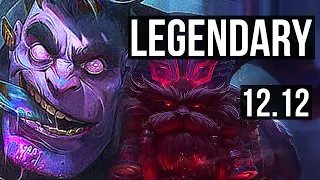 MUNDO vs ORNN (TOP) | Rank 3 Mundo, 6 solo kills, 1100+ games, Legendary | EUW Challenger | 12.12