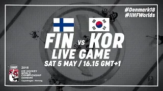 Finland - Korea | Full Game | 2018 IIHF Ice Hockey World Championship