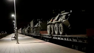 Военная техника Российской Федерации прибыла в Минск для участия в параде